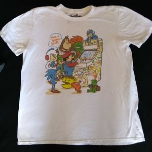 Threadless Real Life Video Game t-shirt men's L